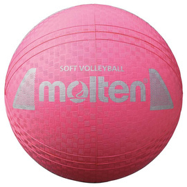 S2Y1250-P Piłka do siatkówki Molten SOFT VOLLEYBALL gumowa różowa
