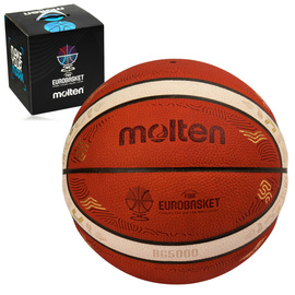 B7G5000-E5Z Piłka do koszykówki Molten EUROBASKET 2025 Oficjalna piłka meczowa z pudełkiem!
