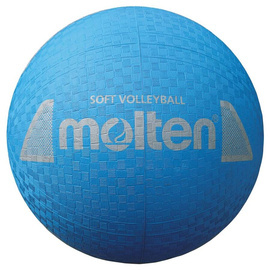 S2Y1250-C Piłka do siatkówki Molten SOFT VOLLEYBALL gumowa niebieska